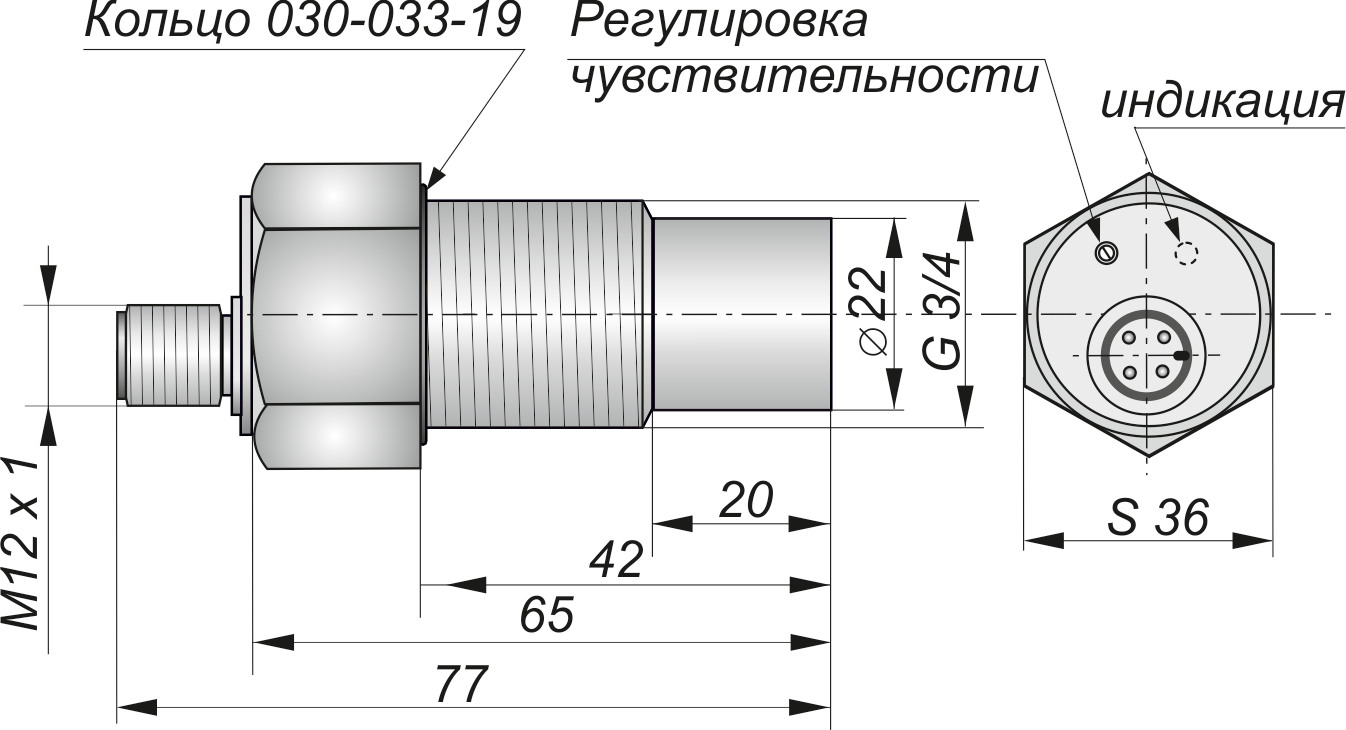 Габаритный чертеж