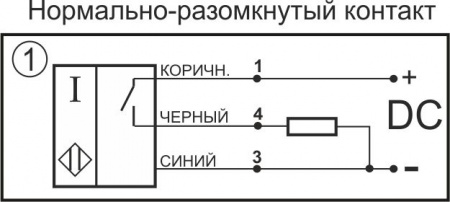 Датчик бесконтактный индуктивный ИУ6-NO-PNP